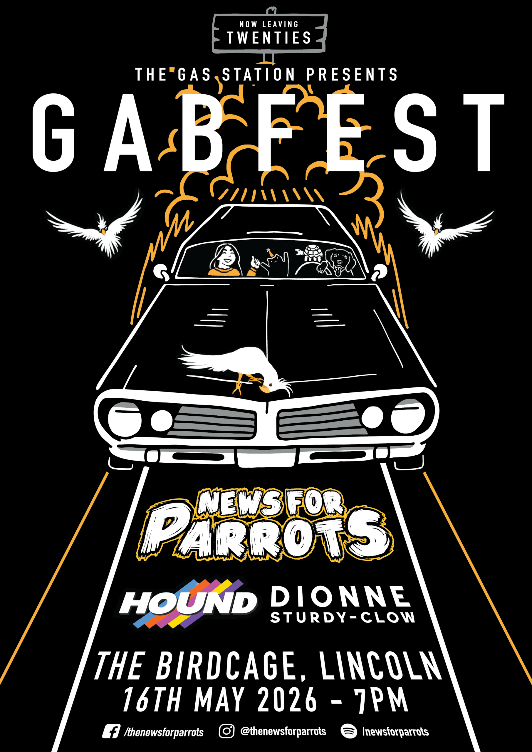 The Gas Station Presents - Gabfest, with News for Parrots